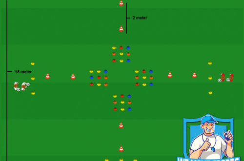Voetbal oefeningen Rubik's Cube