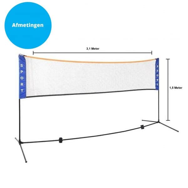 Badminton net