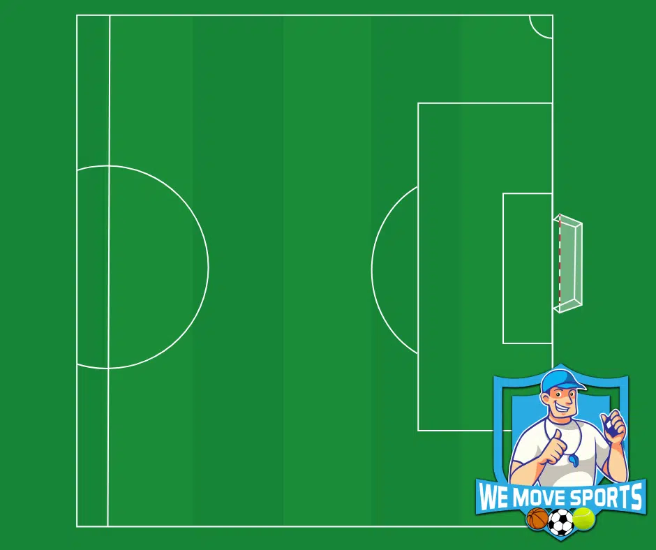 Voetbal - Half veld rechts