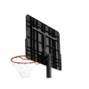 Achterkant basketbalpaal zwart met rood