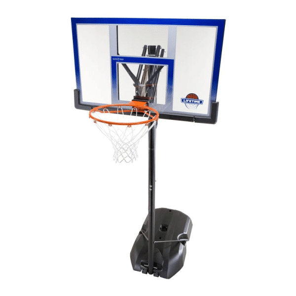 Basketbalpaal Transparant met blauw