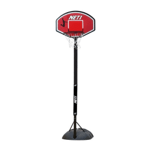 Basketbalpaal zwart en rood