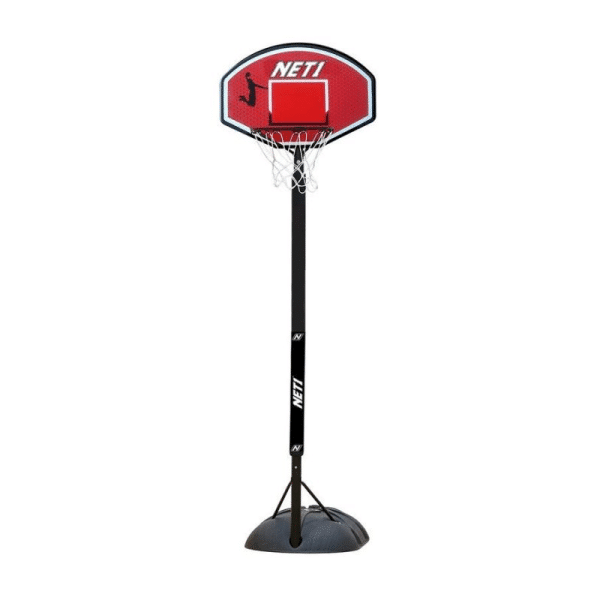 Basketbalpaal zwart en rood