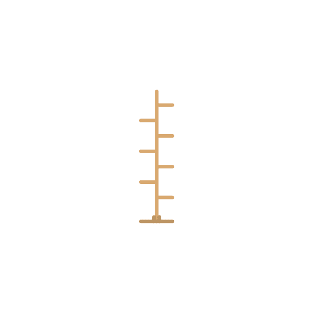 Zig zag ladder
