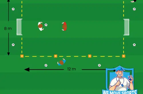 Voetbal oefening