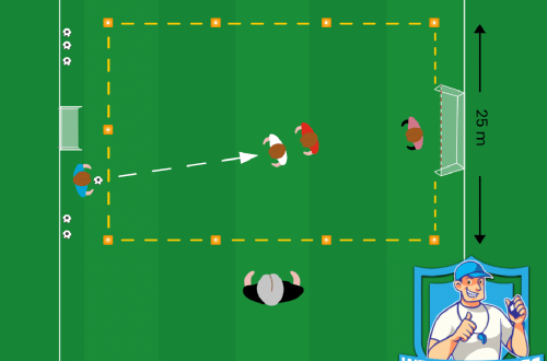 Voetbal oefeningen
