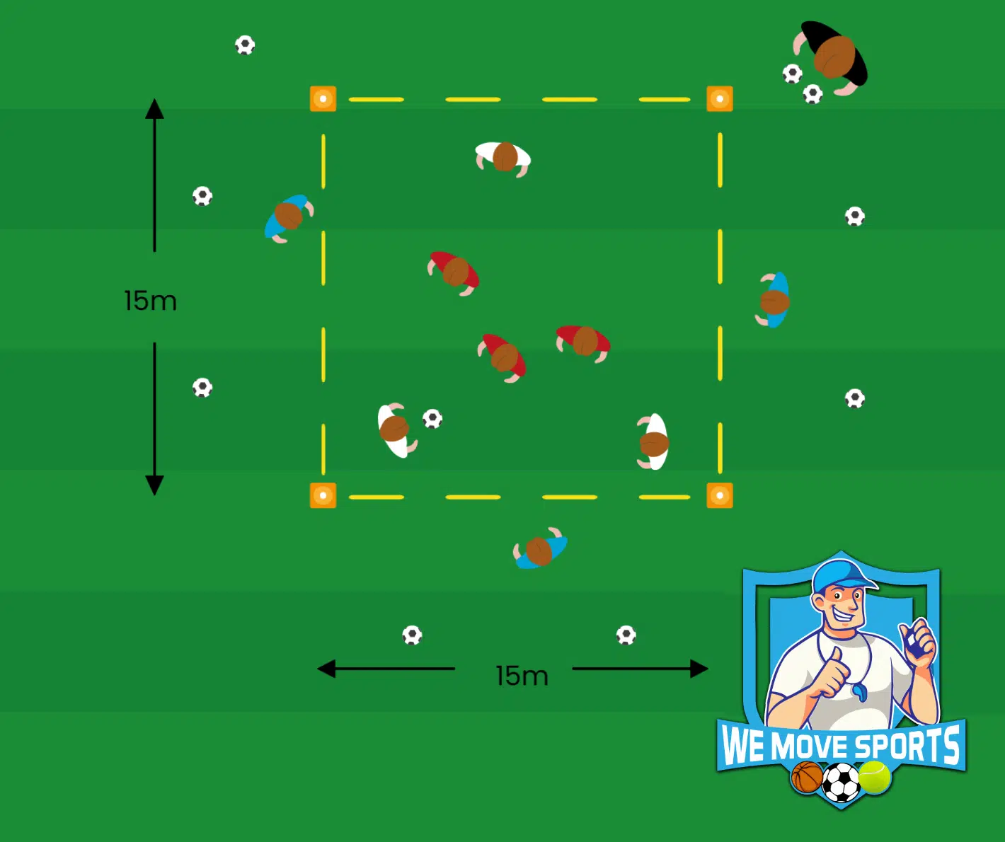 Voetbal oefeningen
