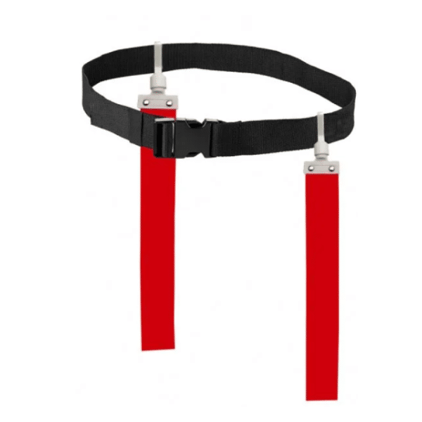 Flag football set 10 stuks - Rood - Afbeelding 3