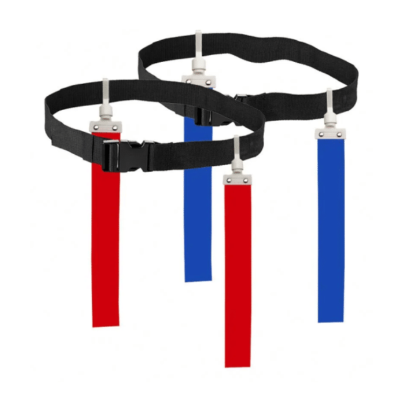 Flag football set 10 stuks - Blauw - Afbeelding 3