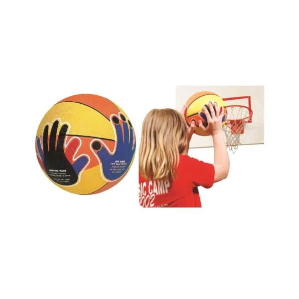 Basketbal met handen - Afbeelding 2