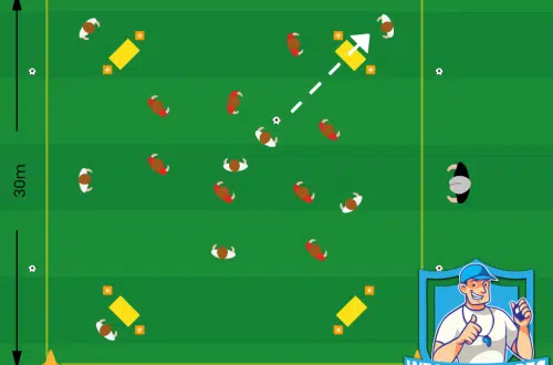 Voetbal oefeningen