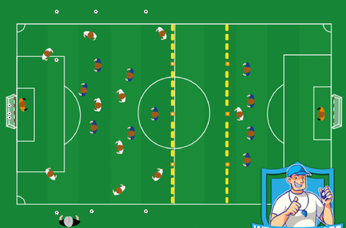 Voetbal oefeningen