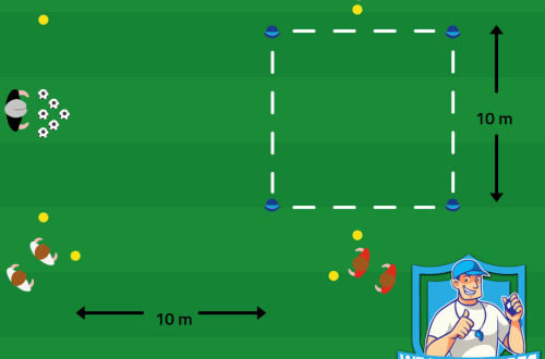 Voetbal oefeningen