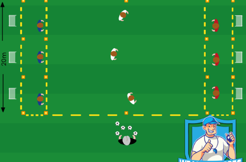 Voetbal oefeningen