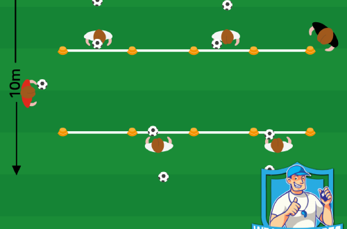 Voetbal oefeningen