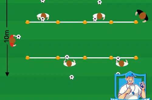 Voetbal oefeningen