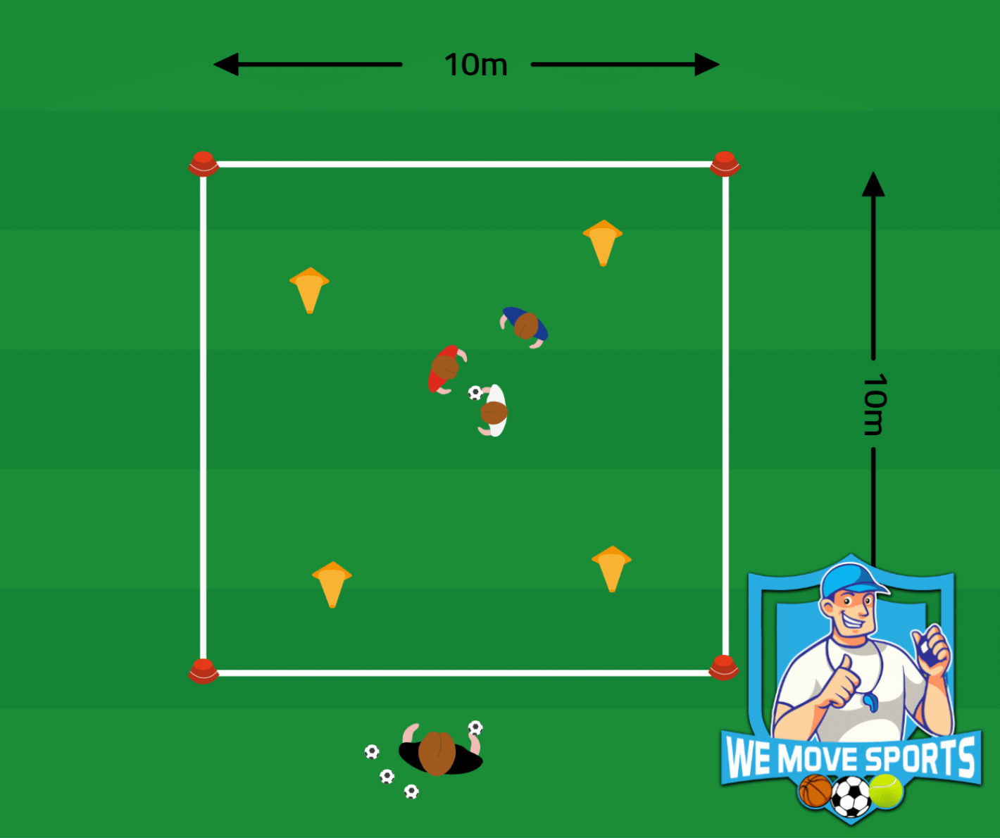 Voetbal oefeningen