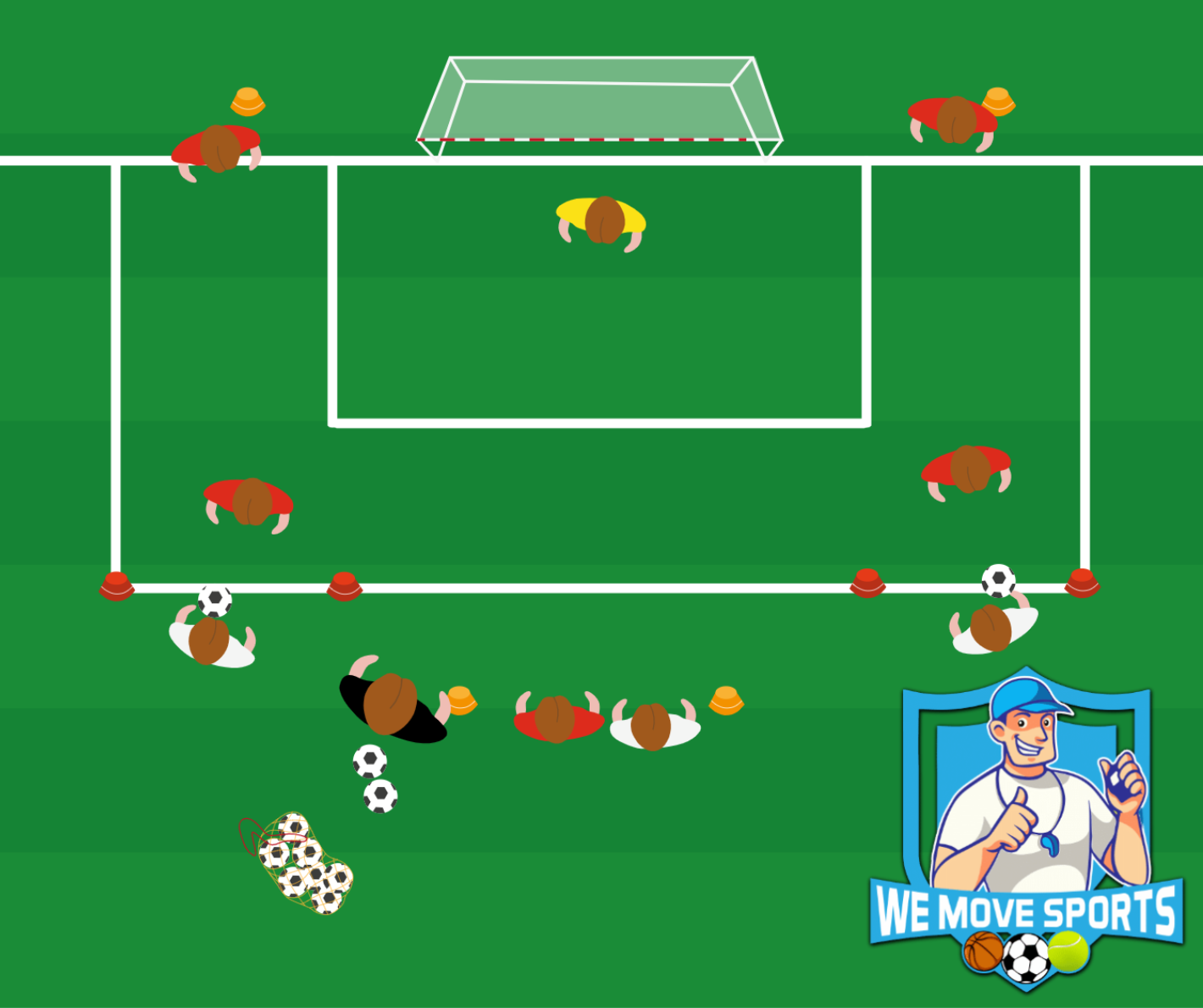 Voetbal oefeningen