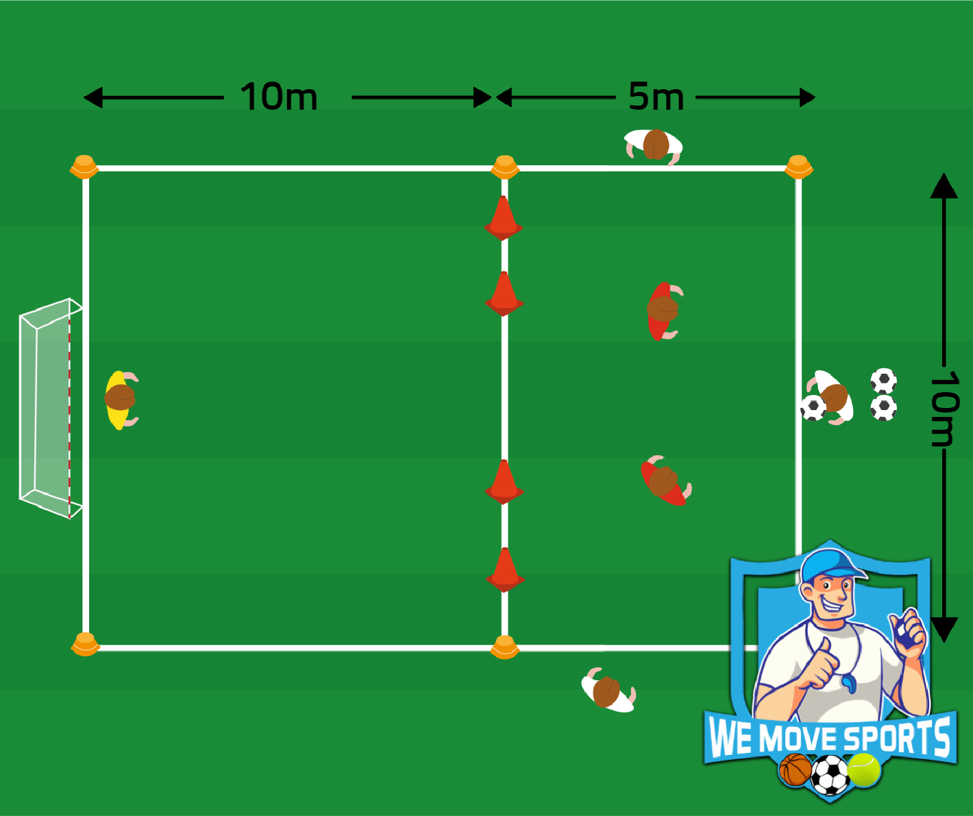 Voetbal oefeningen