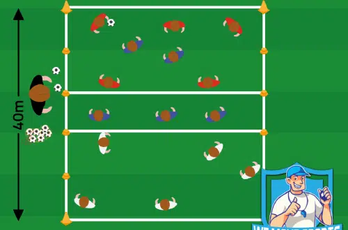 Voetbal oefeningen