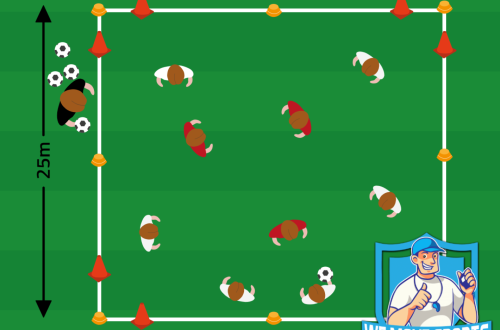 Voetbal oefeningen