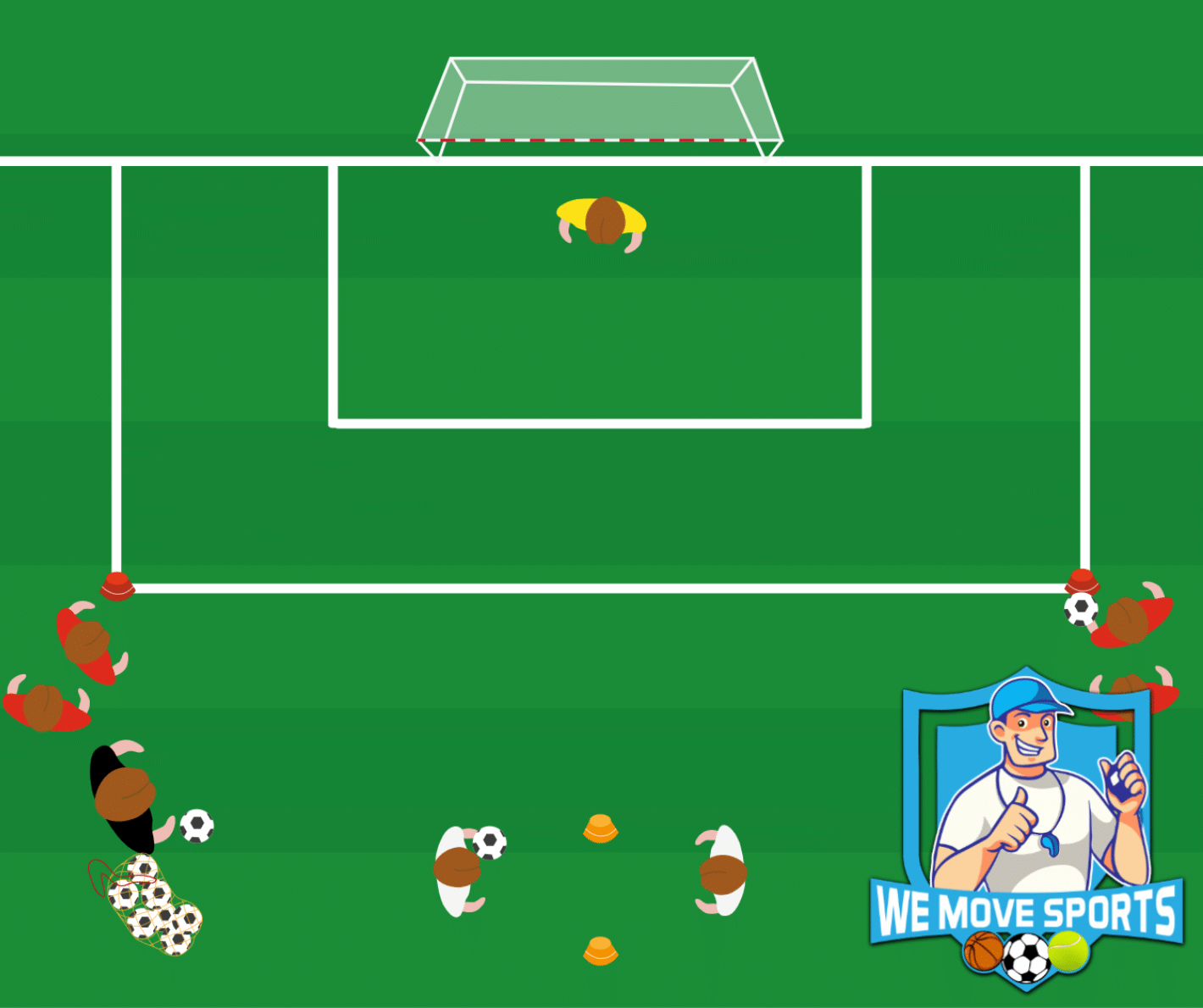Voetbal oefeningen