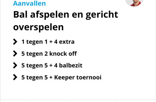 Voetbaltraining
