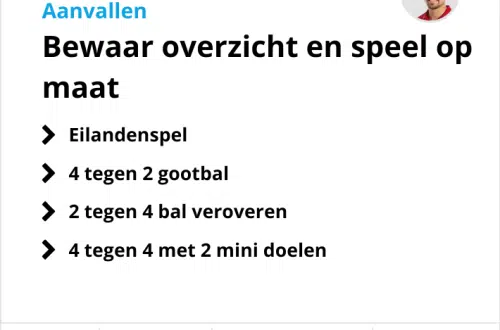 Voetbaltraining