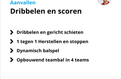Dribbelvaardigheidstraining