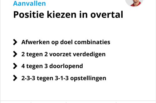 Positiespel training
