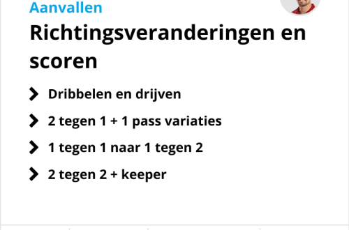Voetbaltrainingen
