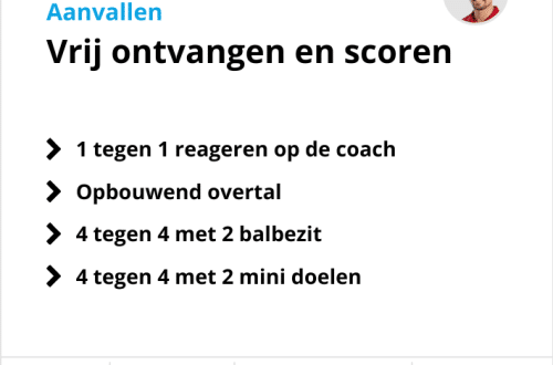 Voetbaltrainingen