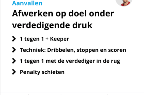 Voetbaltraining