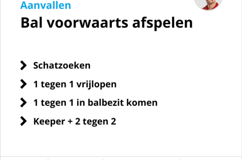 pass voetbaltraining