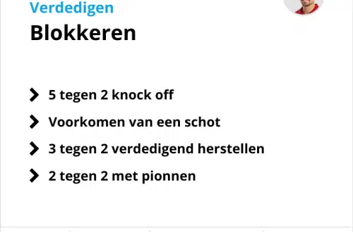 Voetbal trainingen