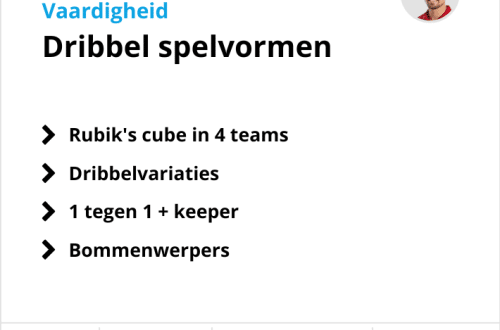 Dribbelvaardigheidstraining