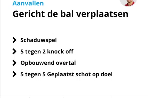 Voetbaltrainingen