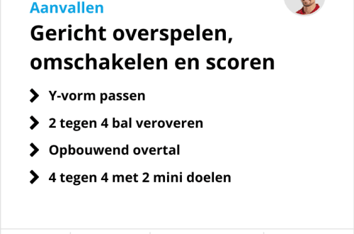 Voetbaltrainingen onder 14
