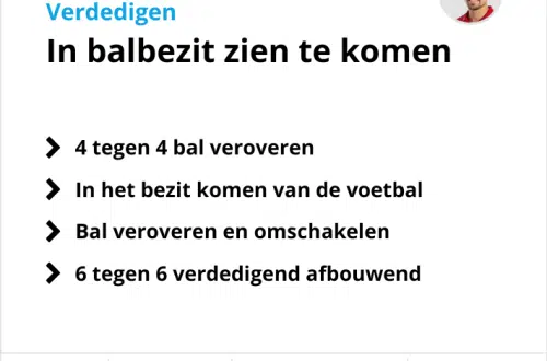 Voetbaltrainingen