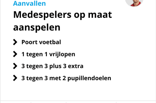 Voetbaltrainingen