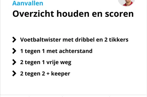 Voetbaltrainingen