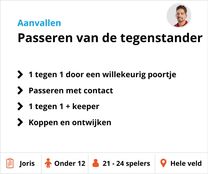 Voetbal trainingen