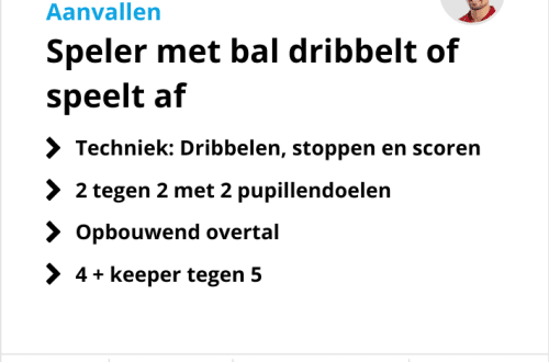 Voetbaltrainingen