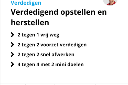 Voetbaltraining