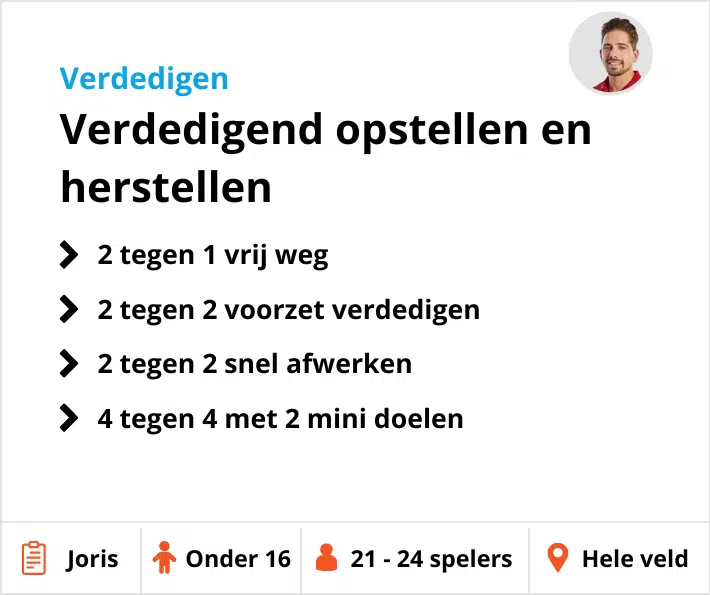 Voetbaltraining