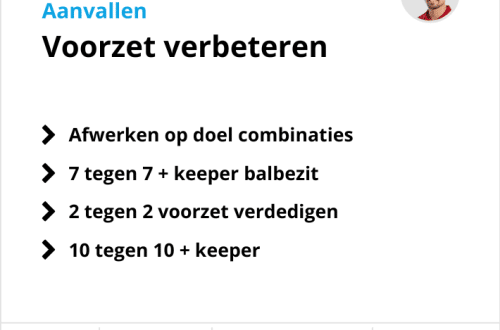 Voetbaltrainingen