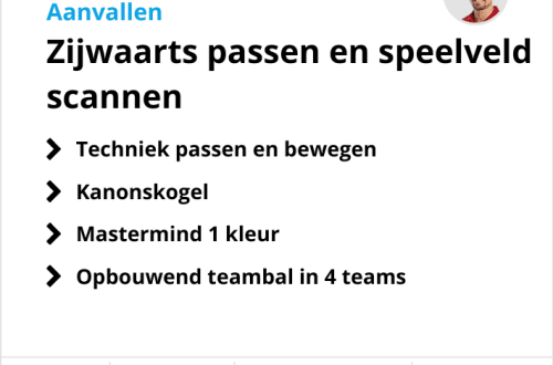 Voetbal training