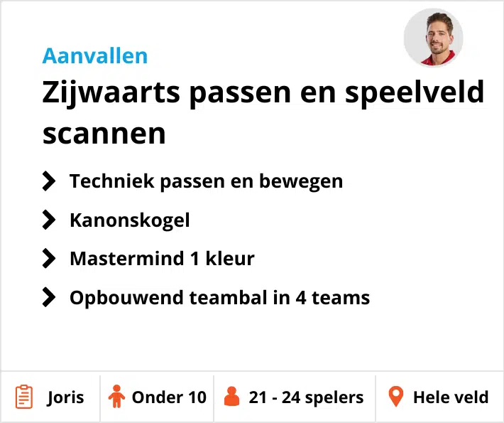 Voetbal training