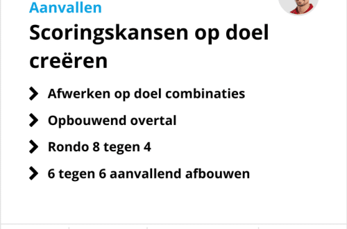 Voetbaltrainingen