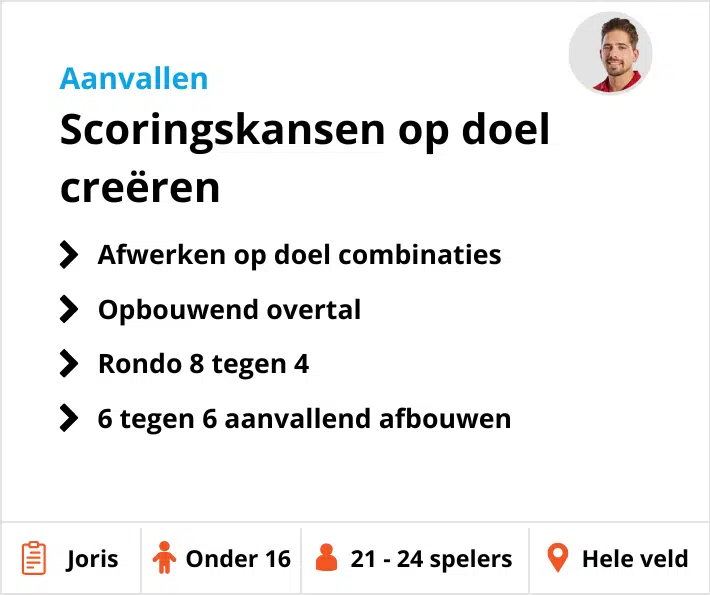 Voetbaltrainingen